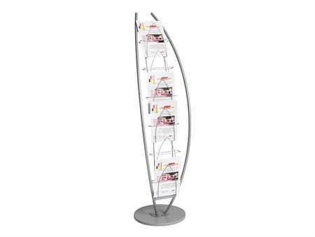 Broschyrställ WAVE, 6 fack